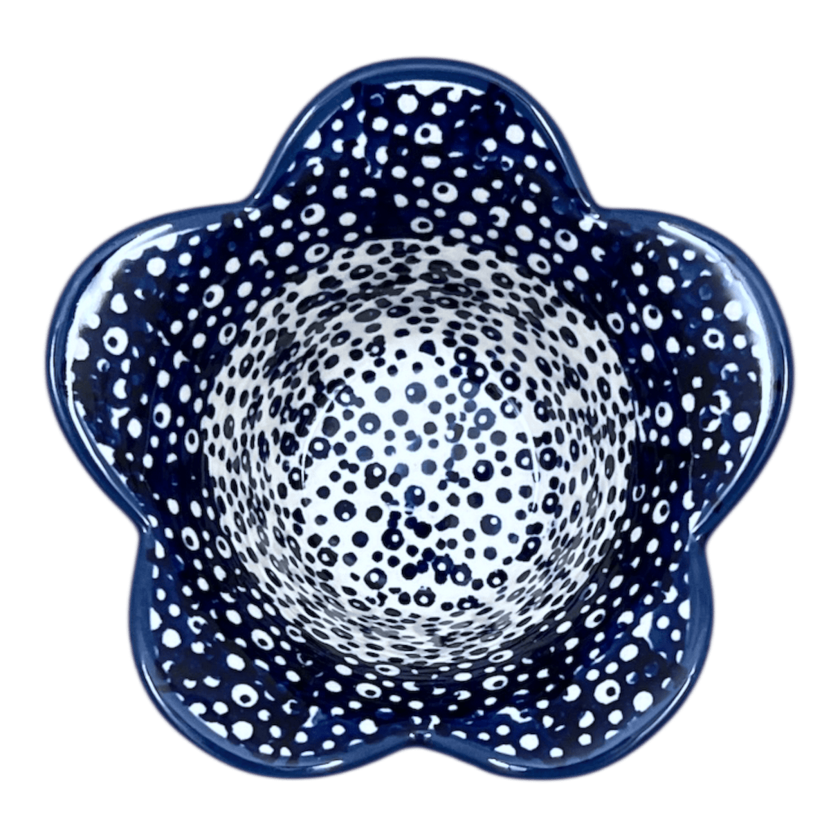 Bowl, Scalloped, 2" in "Sea Foam" by Manufaktura | P206T-MAGM