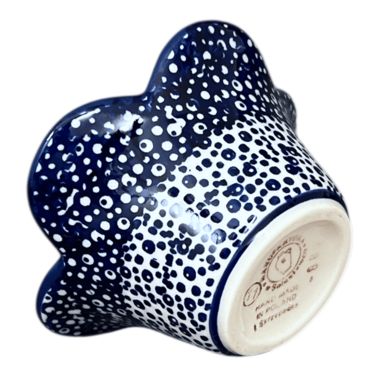 Bowl, Scalloped, 2" in "Sea Foam" by Manufaktura | P206T-MAGM