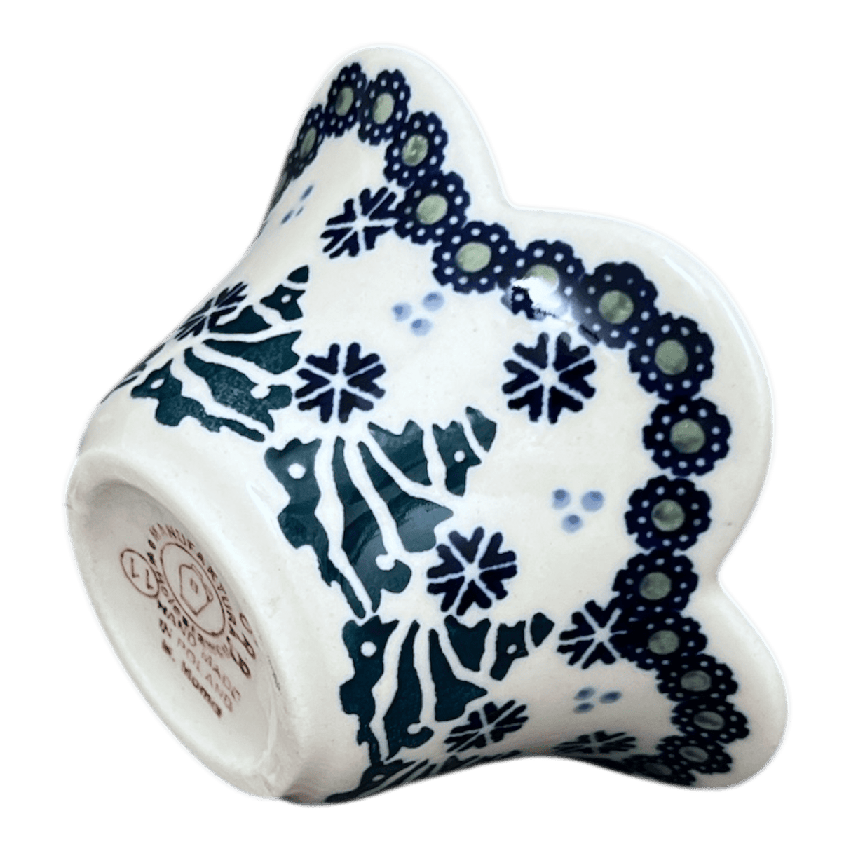 Bowl, Scalloped, 2" in "Snowy Pines" by Manufaktura | P206T-U22