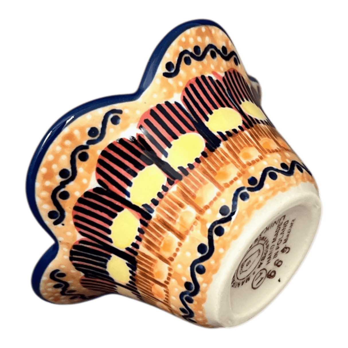 Bowl, Scalloped, 2" in "Desert Sunrise" by Manufaktura | P206U-KLJ