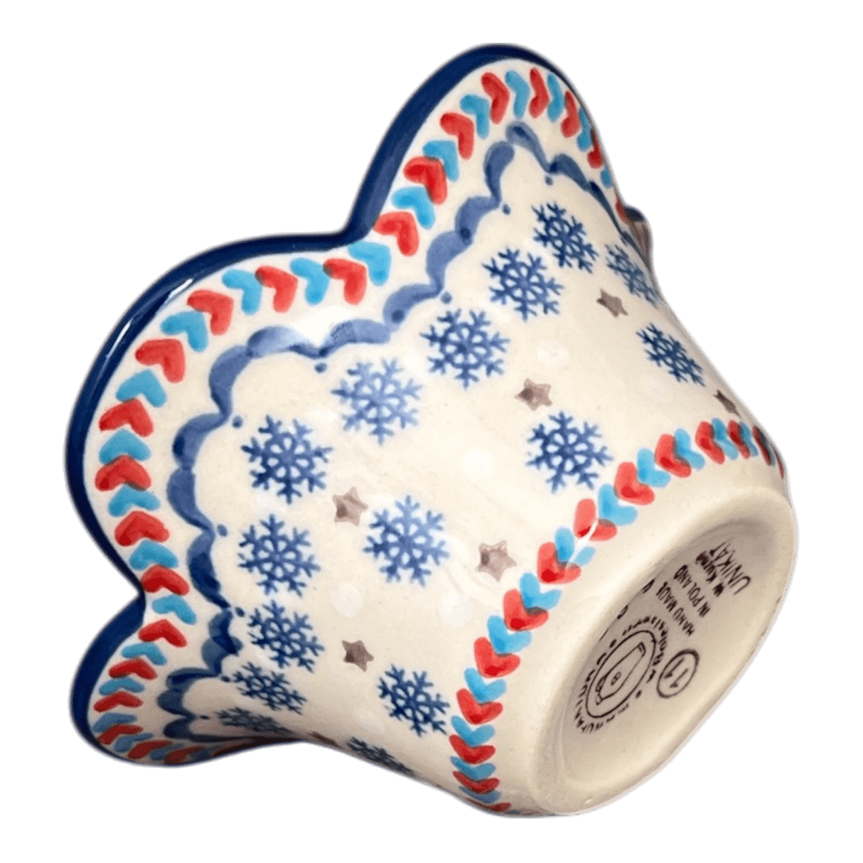 Bowl, Scalloped, 2" in "Snowflake Love" by Manufaktura | P206U-PS01