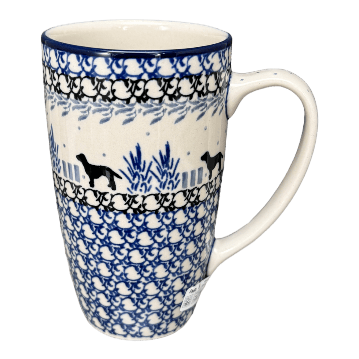 Tall Mug, 14 oz in "Labrador Loop" by Ceramika Artystyczna | AC52-2862X