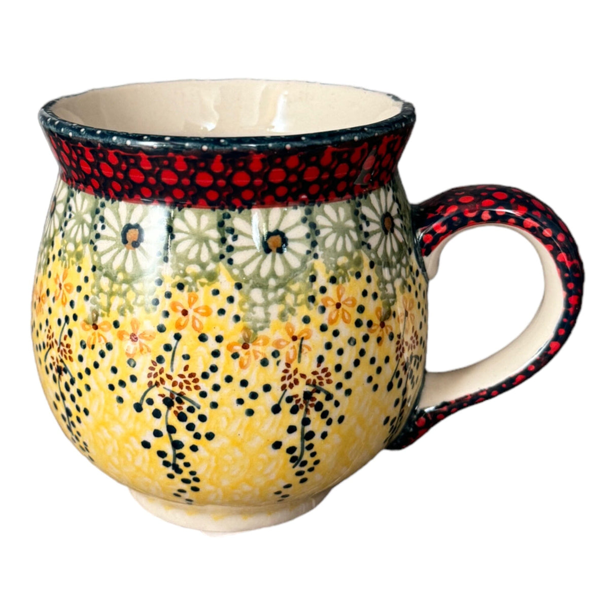 Mug, Belly Mug, 16 oz Large in "Sunshine Grotto" by Manufaktura | K068S-WK52