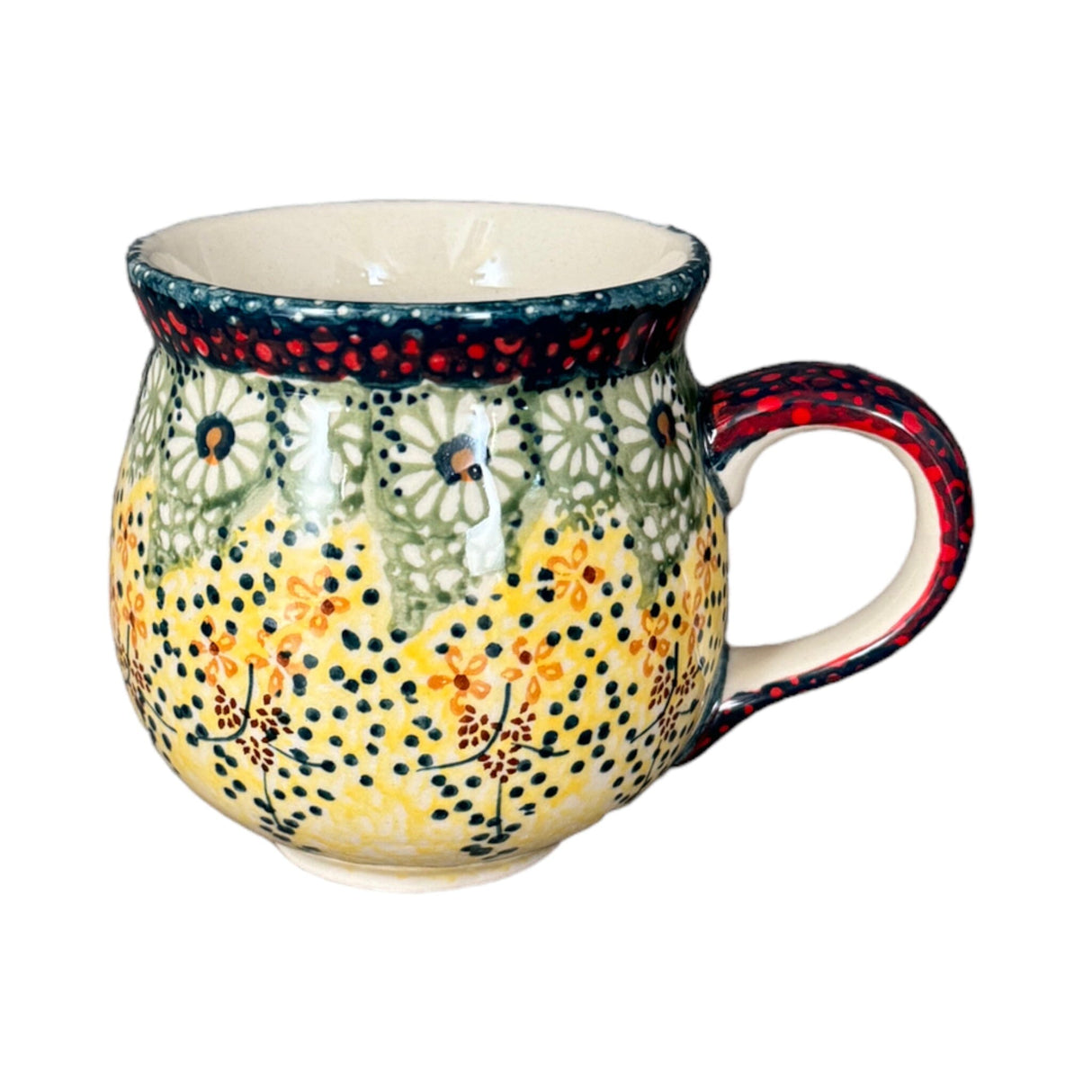 Mug, Belly Mug, 10 oz Medium in "Sunshine Grotto" by Manufaktura | K090S-WK52
