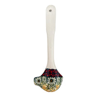 A picture of a Polish Pottery Gravy Ladle (Sunshine Grotto) | L015S-WK52 as shown at PolishPotteryOutlet.com/products/gravy-ladle-sunshine-grotto-l015s-wk52