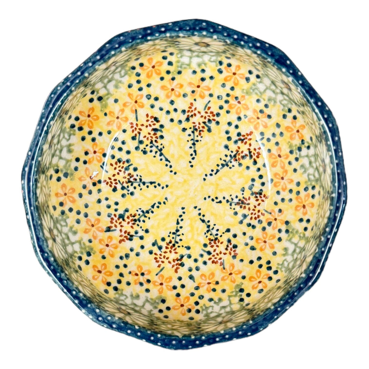 Bowl, Multiangular, 5" in "Sunshine Grotto" by Manufaktura | M058S-WK52