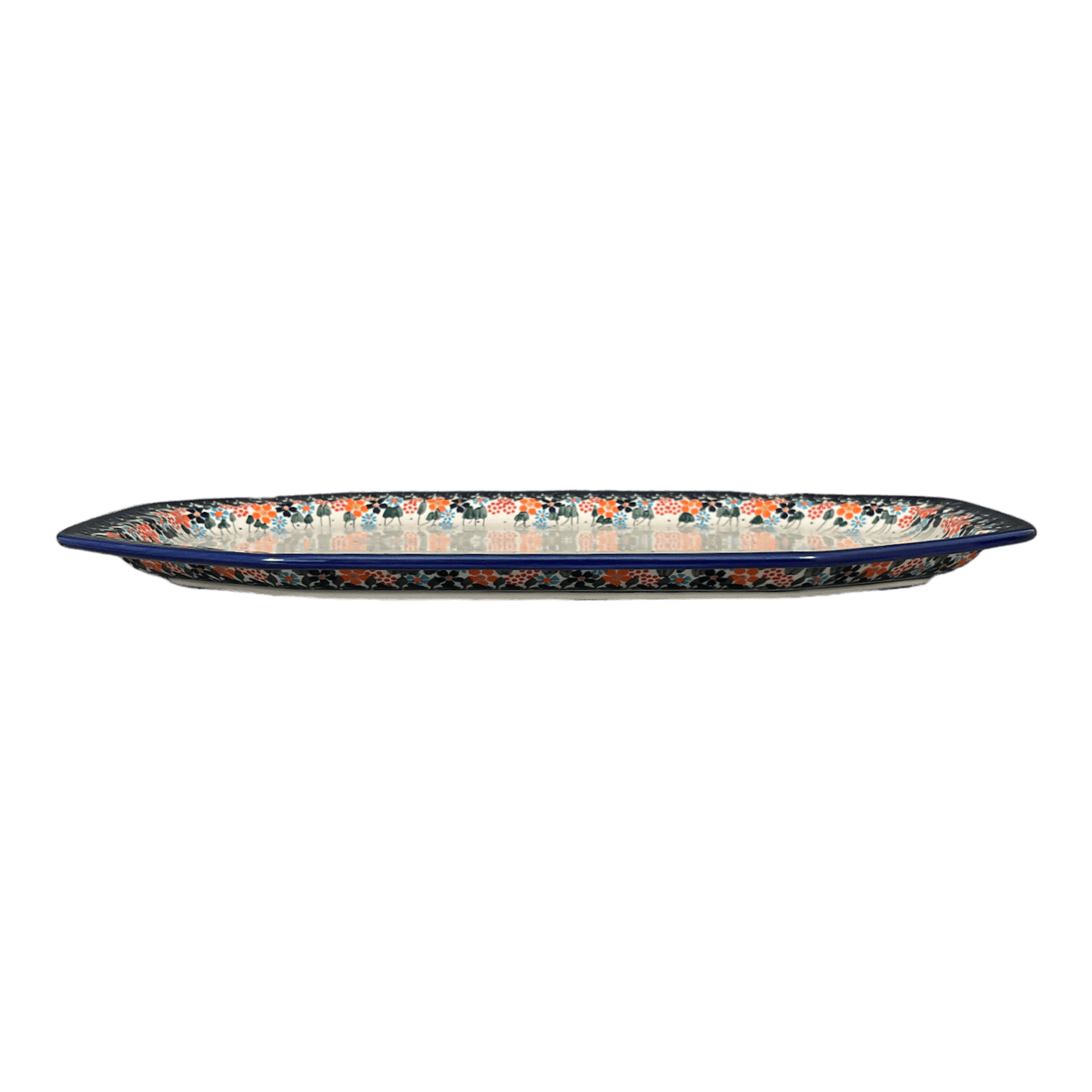 Tray, Platter, Angular, 10.5" x 18.5" in "Fall Wildflowers" by Andy | NDA333-23