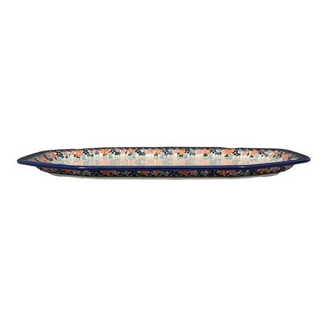 Tray, Platter, Angular, 10.5" x 18.5" in "Fall Wildflowers" by Andy | NDA333-23