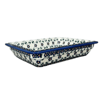 10.25" x 12.5" Rectangular Baking Dish (Blue Lattice) | NDA264-6