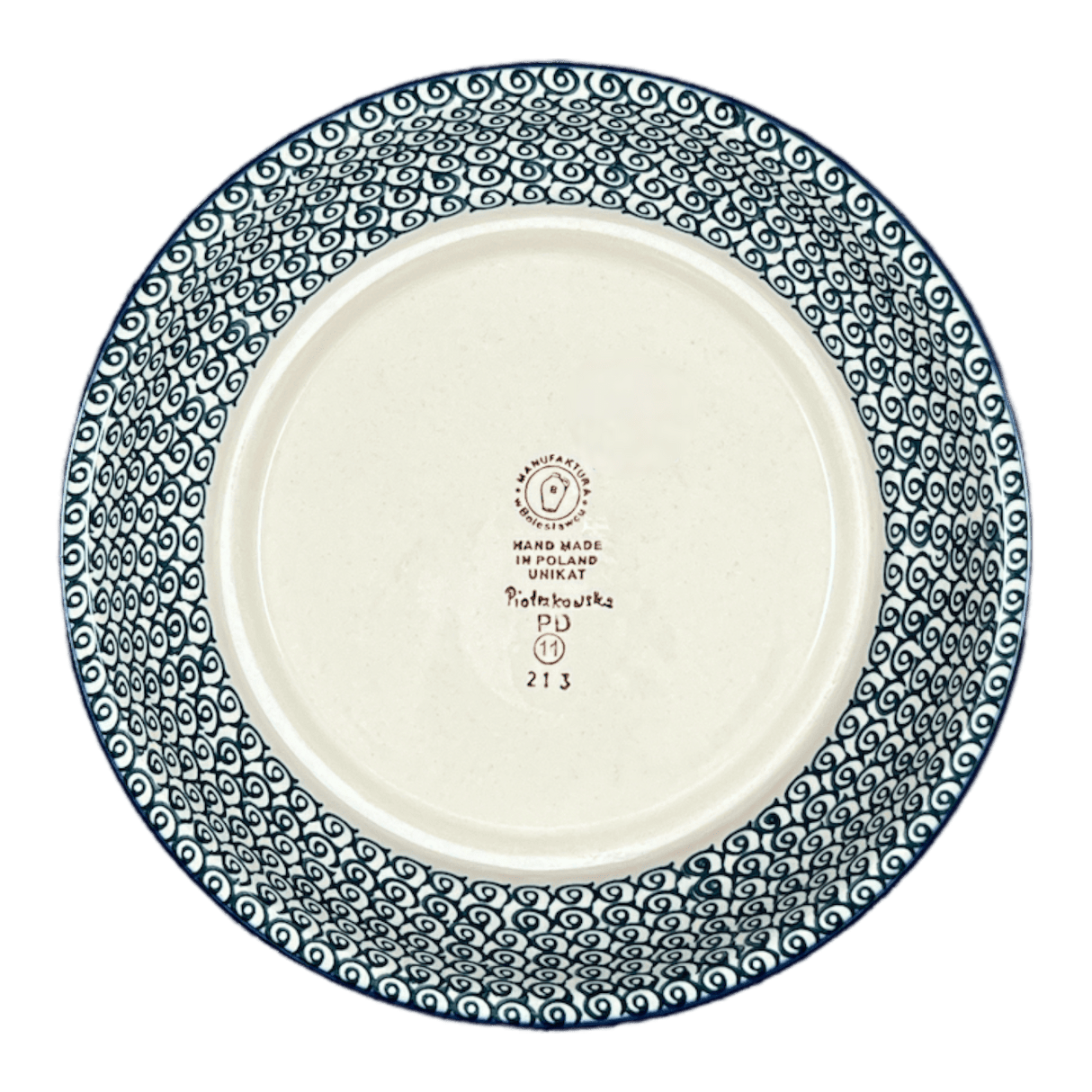 Bowl, Round, Pasta, 9.25" Bowl in "Poppy Paradise" by Manufaktura | T159S-PD01