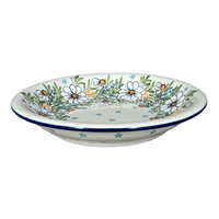 A picture of a Polish Pottery 9.25" Pasta Bowl (Daisy Bouquet) | T159S-TAB3 as shown at PolishPotteryOutlet.com/products/9-25-pasta-bowl-daisy-bouquet-t159s-tab3