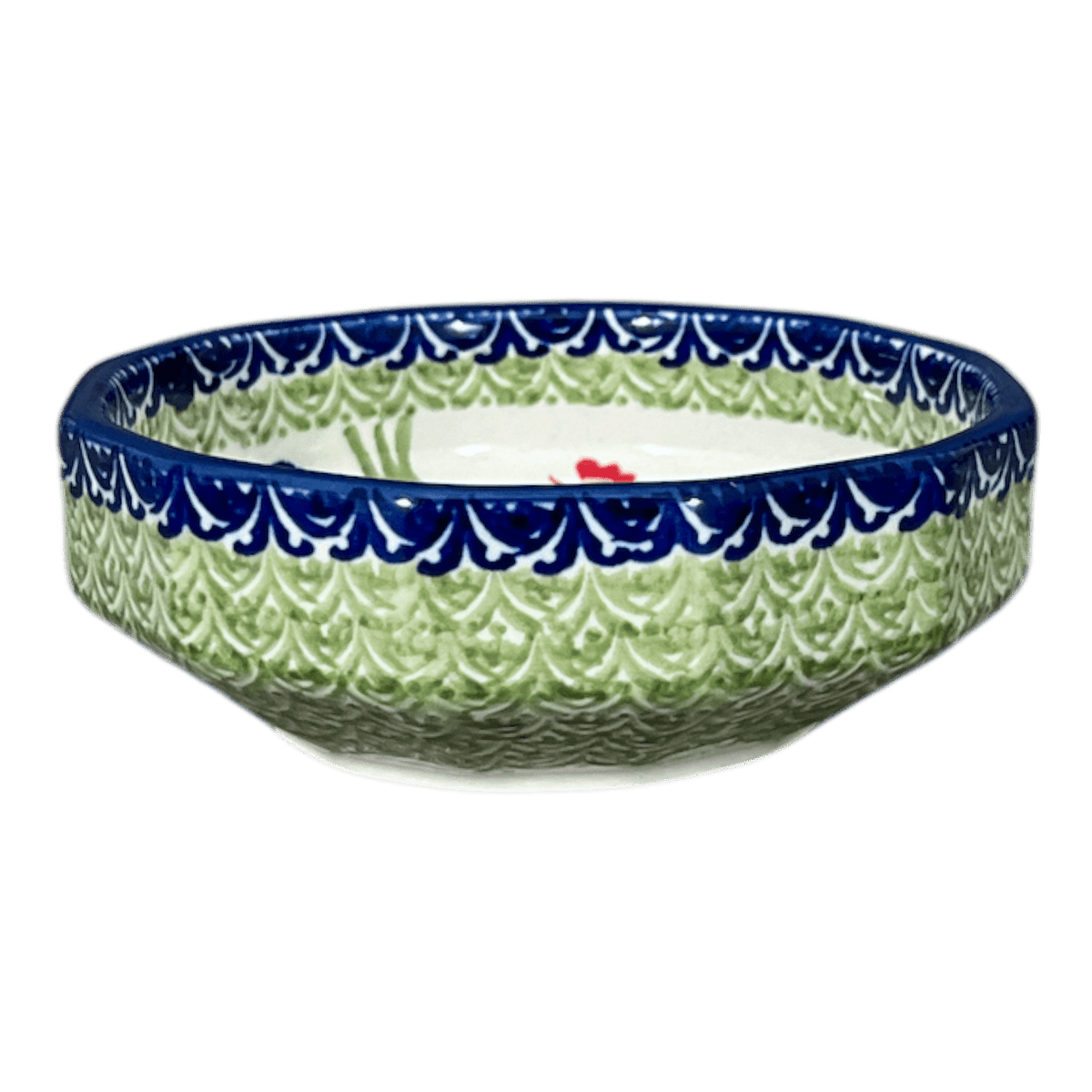 Bowl, Multiangular, 5" in "Chicken Dance" by Manufaktura | M058U-P320