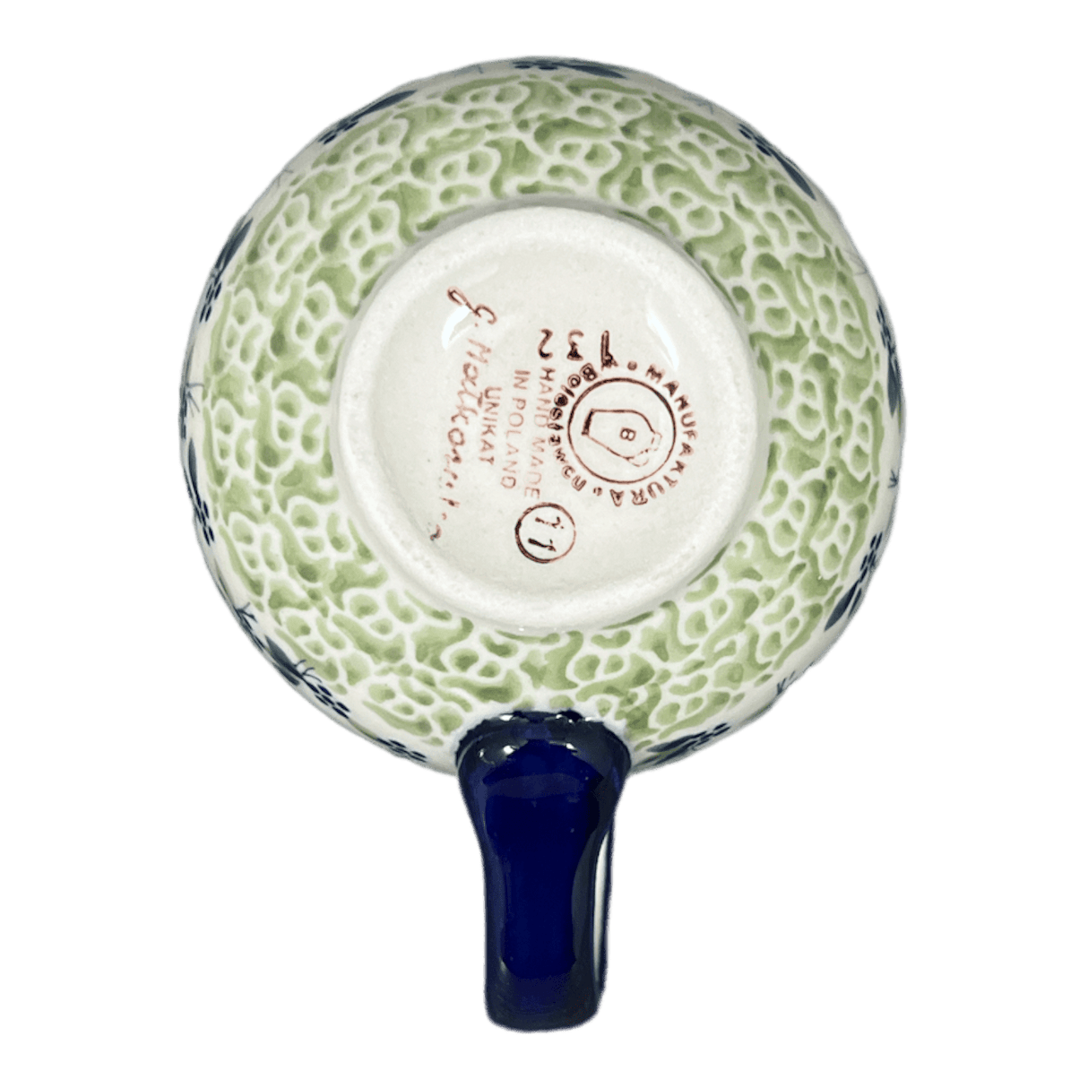 Mug, Belly Mug, 10 oz Medium in "Garden Splendor" by Manufaktura | K090S-GM11