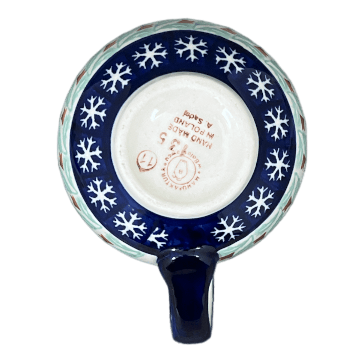 Mug, Belly Mug, 10 oz Medium in "Starry Wreath" by Manufaktura | K090T-PZG