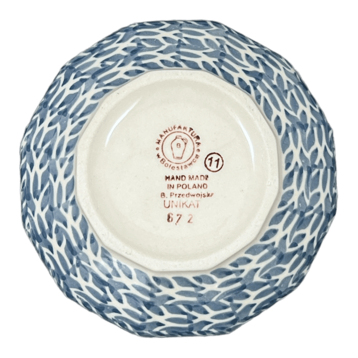 Bowl, Multiangular, 5" in "Ducks in a Row" by Manufaktura | M058U-P323