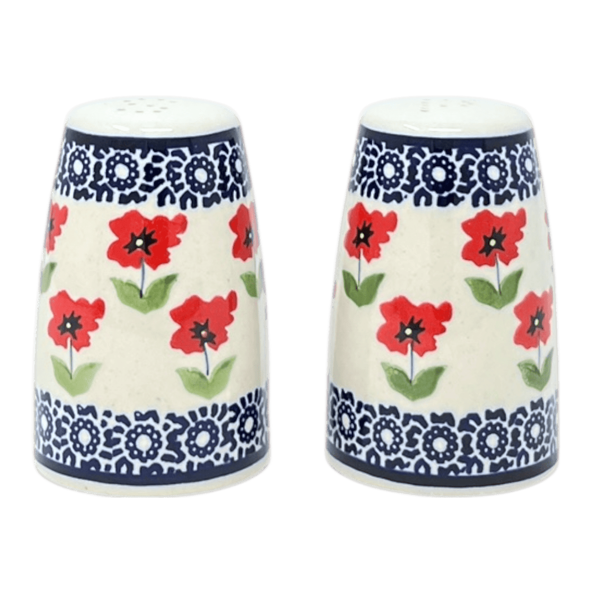 Salt & Pepper, 3.75" in "Poppy Garden" by Manufaktura | S086T-EJ01