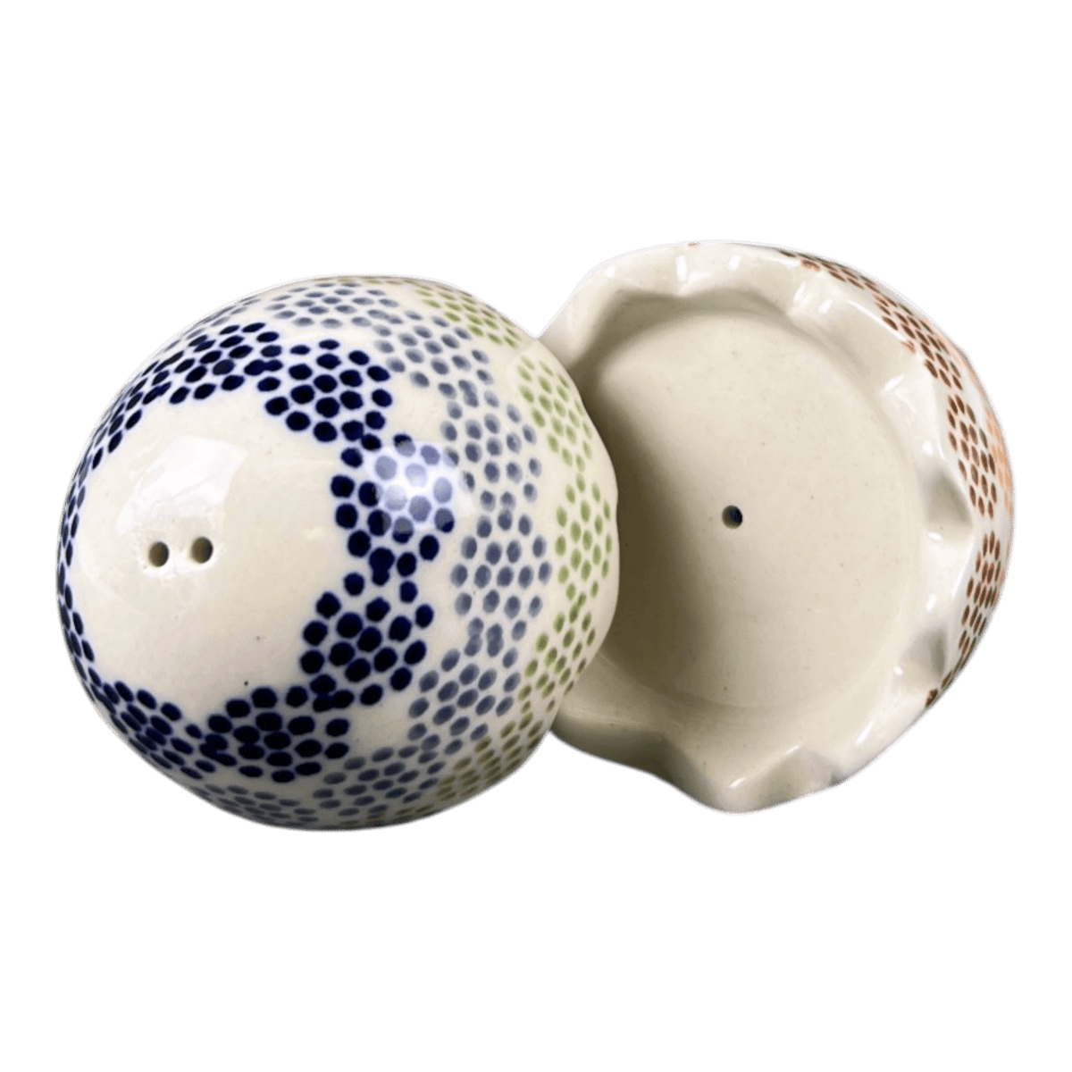 Salt & Pepper, Egg, 3" in "Speckled Rainbow" by Manufaktura | S115M-AS37