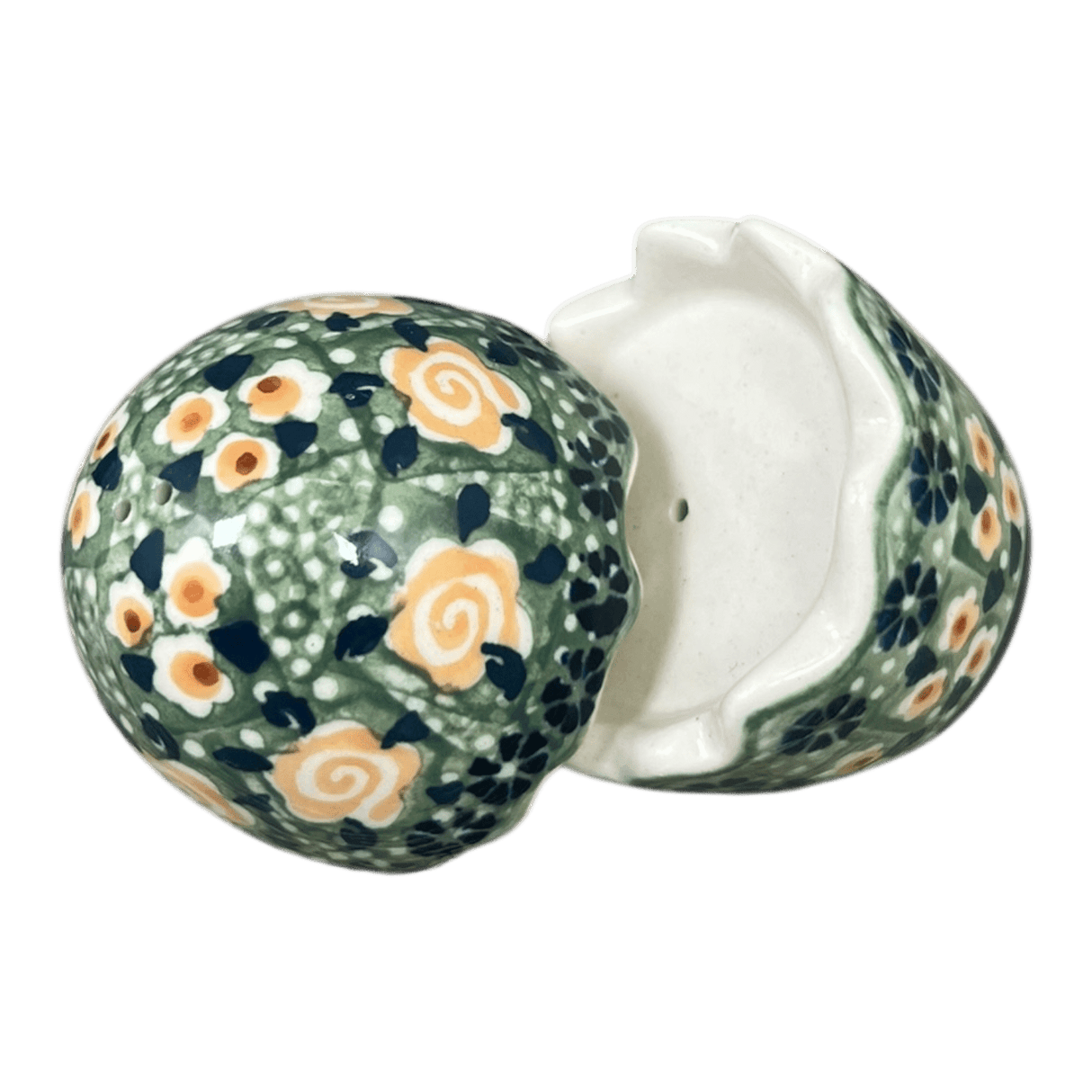 Salt & Pepper, Egg, 3" in "Perennial Garden" by Manufaktura | S115S-LM