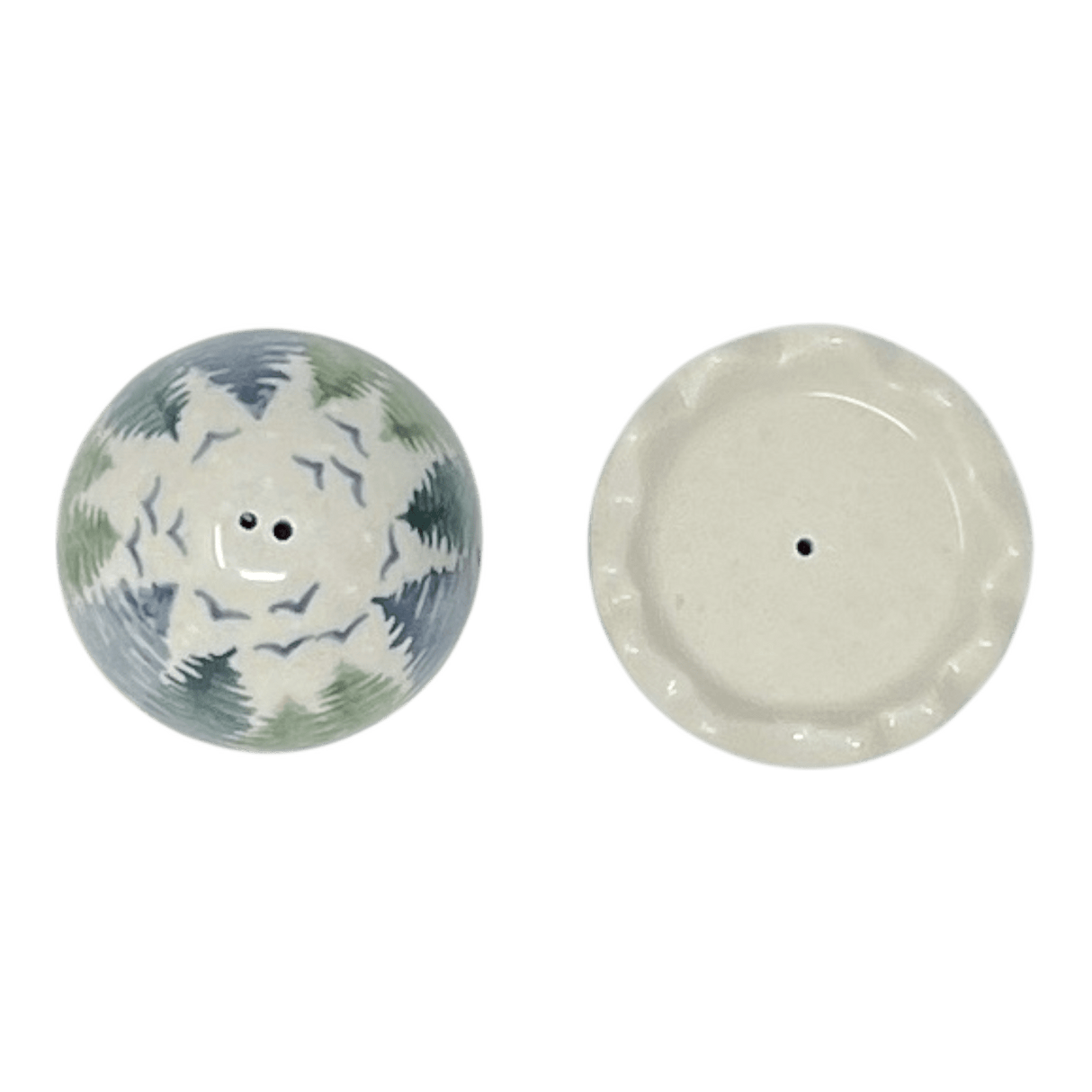 Salt & Pepper, Egg, 3" in "Pine Forest" by Manufaktura | S115S-PS29