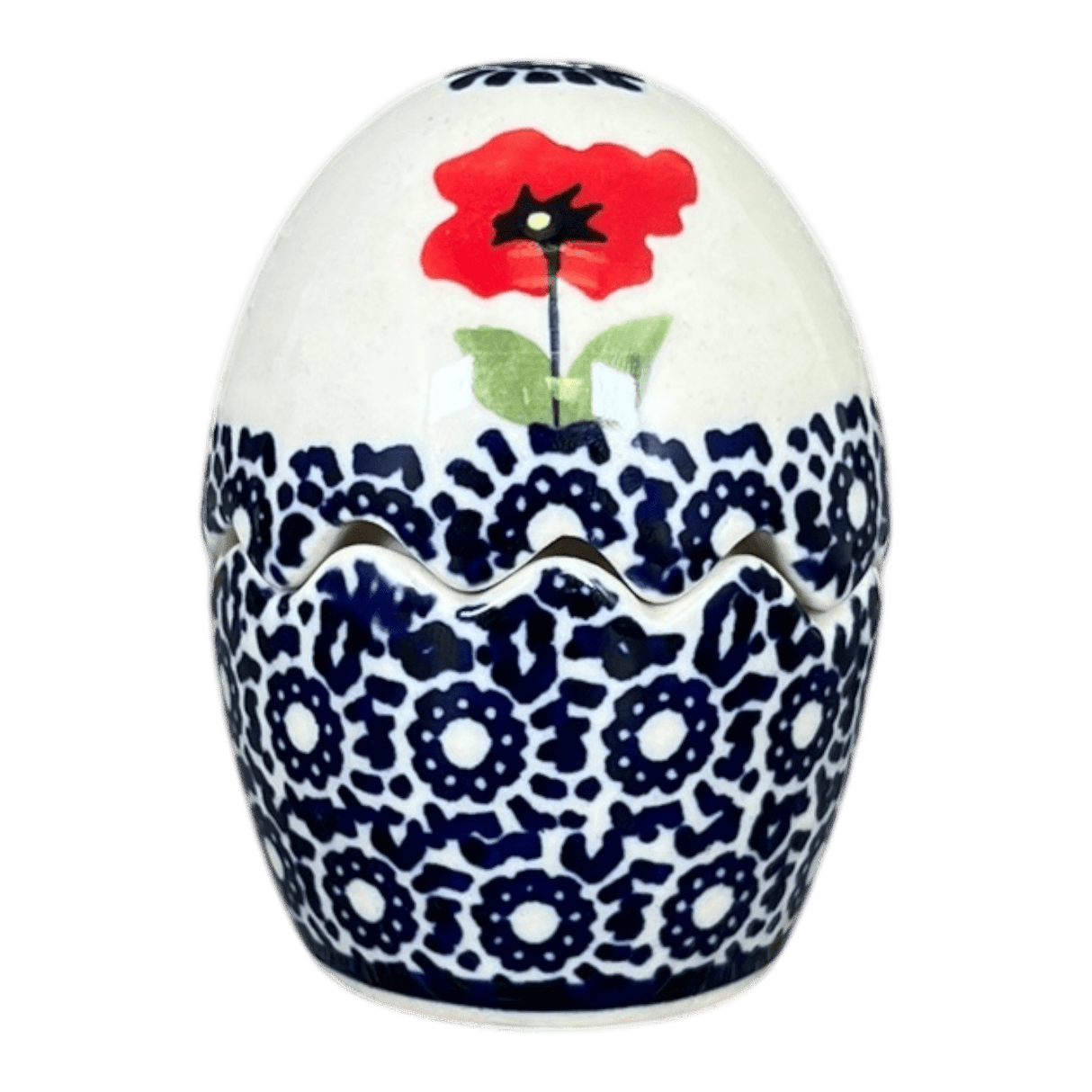 Salt & Pepper, Egg, 3" in "Poppy Garden" by Manufaktura | S115T-EJ01