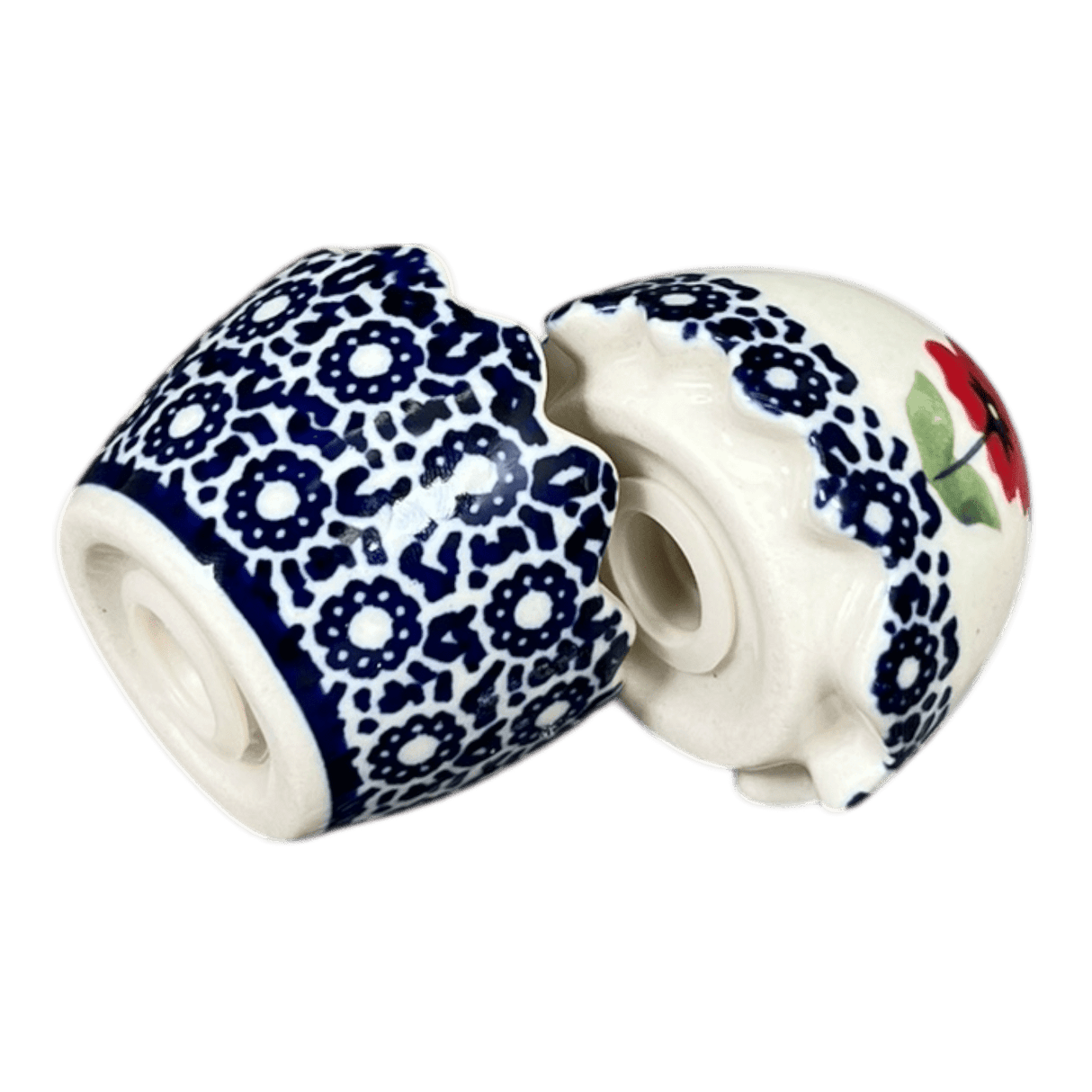 Salt & Pepper, Egg, 3" in "Poppy Garden" by Manufaktura | S115T-EJ01