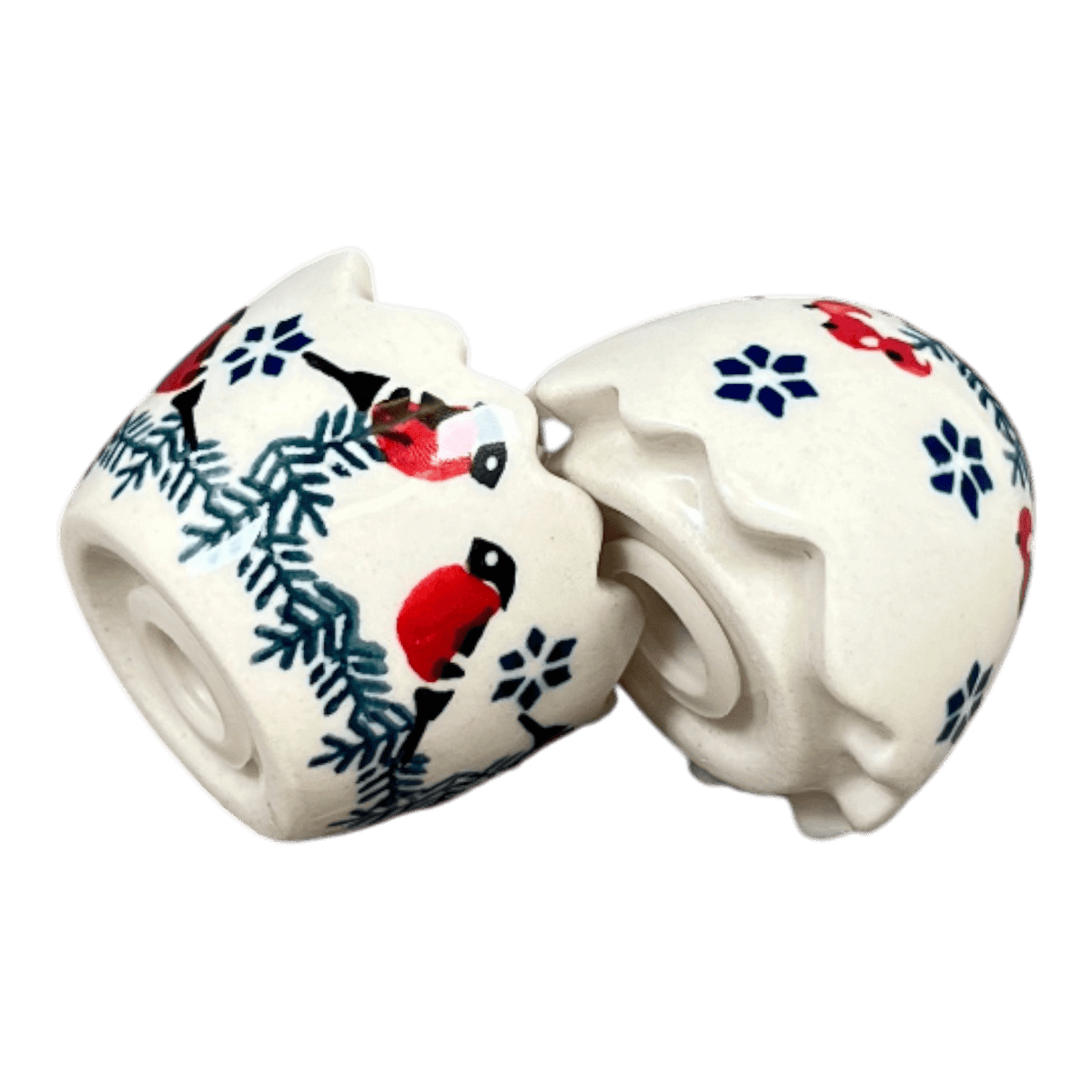 Salt & Pepper, Egg, 3" in "Red Bird" by Manufaktura | S115T-GILE