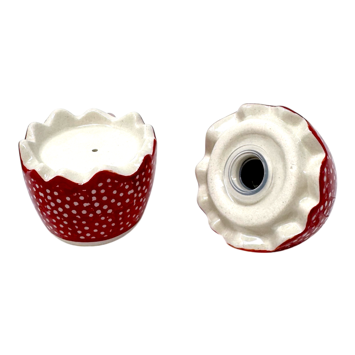 Salt & Pepper, Egg, 3" in "Red Sky at Night" by Manufaktura | S115T-WCZE