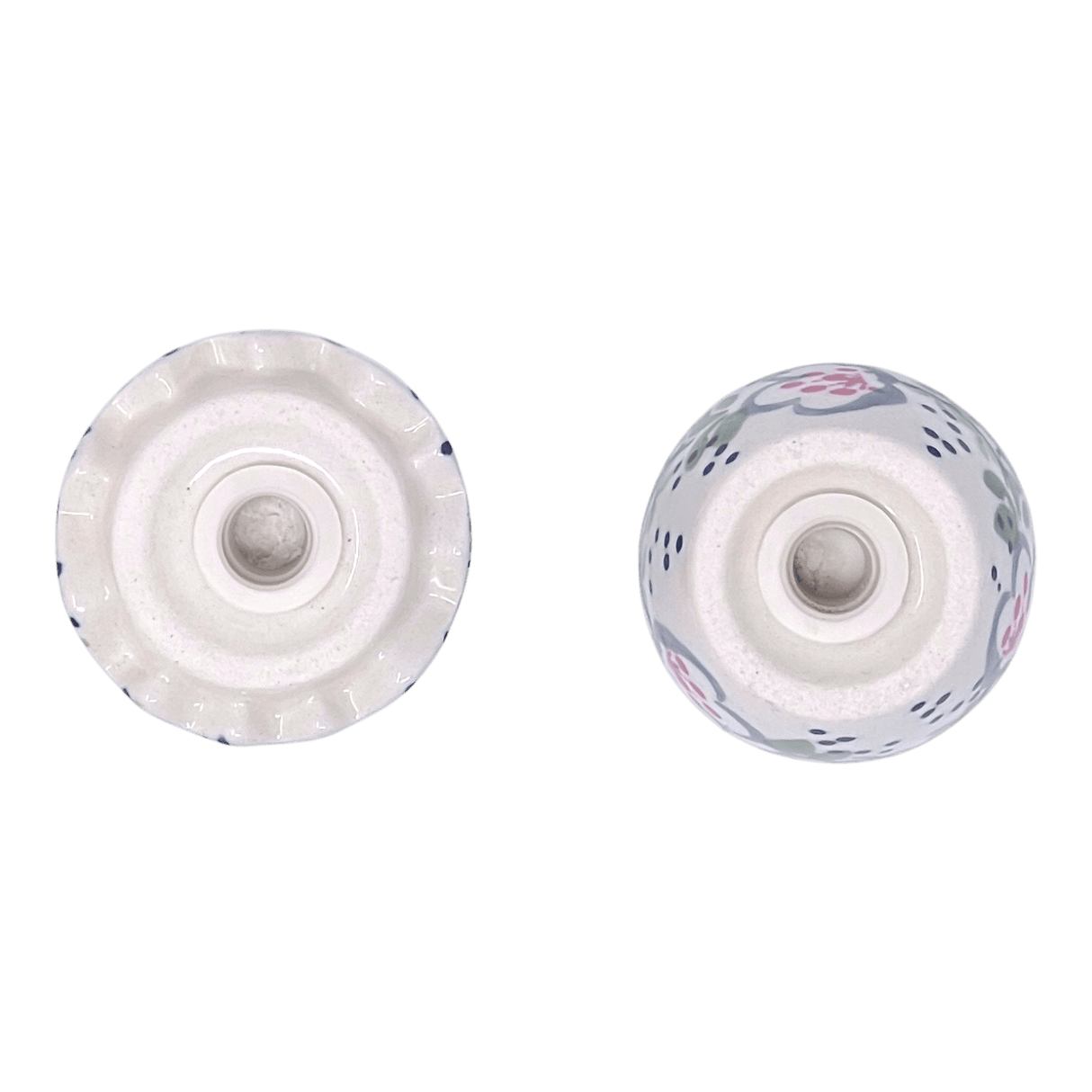Salt & Pepper, Egg, 3" in "Flowers & Lace" by Manufaktura | S115U-P372
