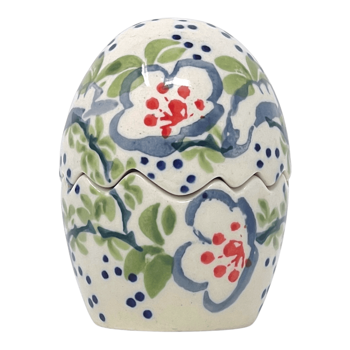 Salt & Pepper, Egg, 3" in "Flowers & Lace" by Manufaktura | S115U-P372