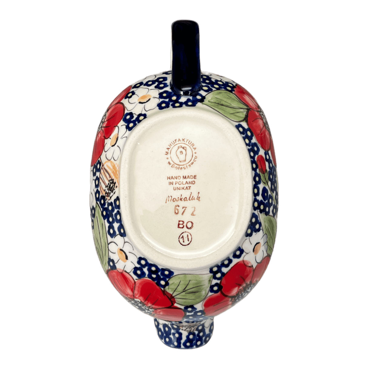 Gravy Boat, 14 oz in "Poppies & Posies" by Manufaktura | S119S-IM02