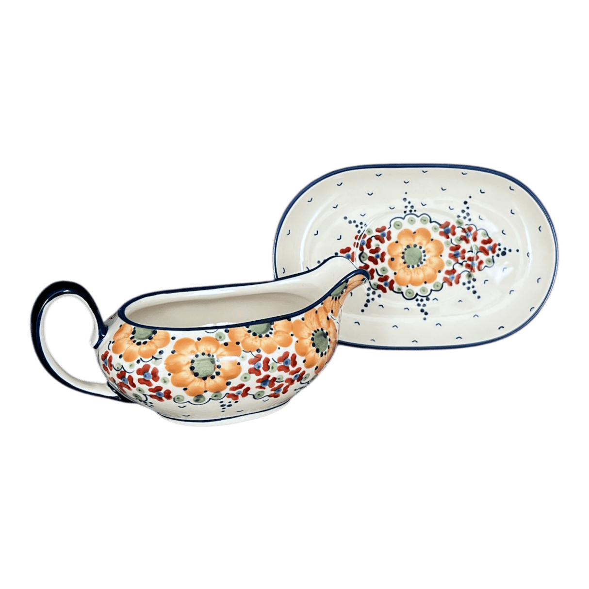 Gravy Boat, 14 oz in "Autumn Harvest" by Manufaktura | S119S-LB
