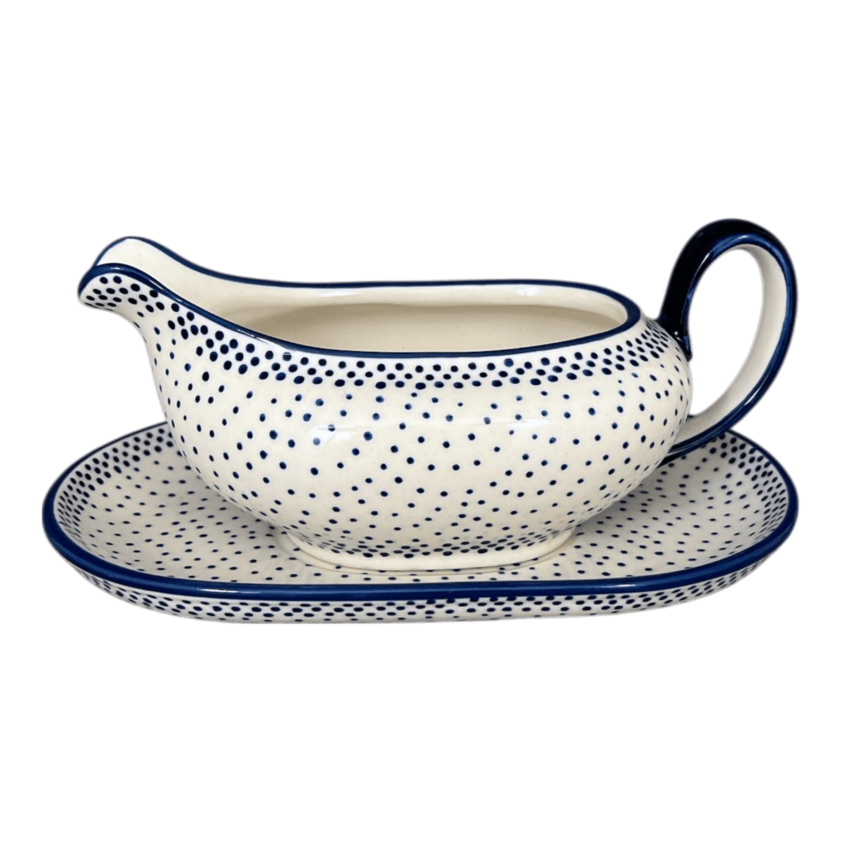 Gravy Boat, 14 oz in "Misty Blue" by Manufaktura | S119U-61A