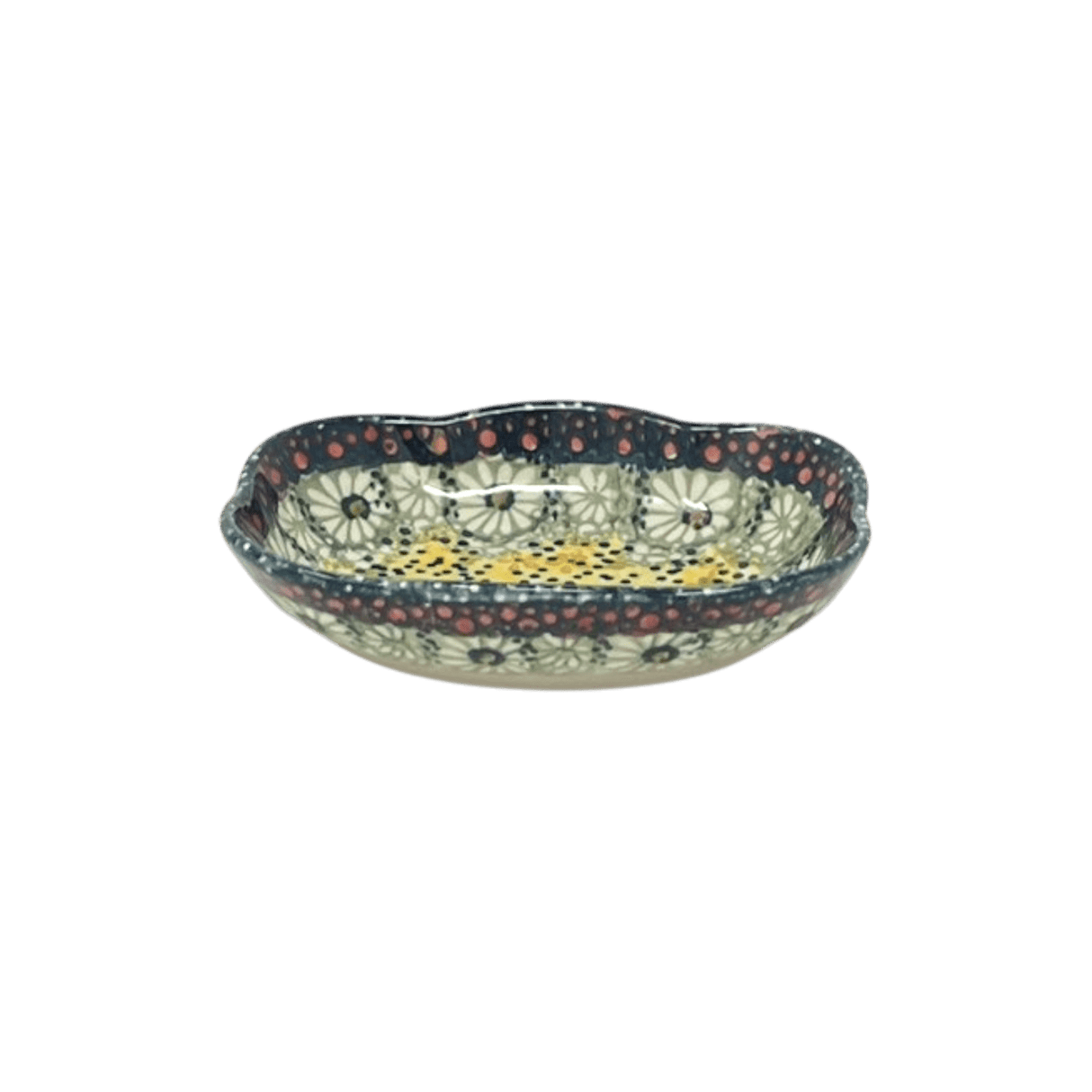 Dish, Cloud-Shaped, Small 3" x 5" in "Sunshine Grotto" by Manufaktura | S126S-WK52