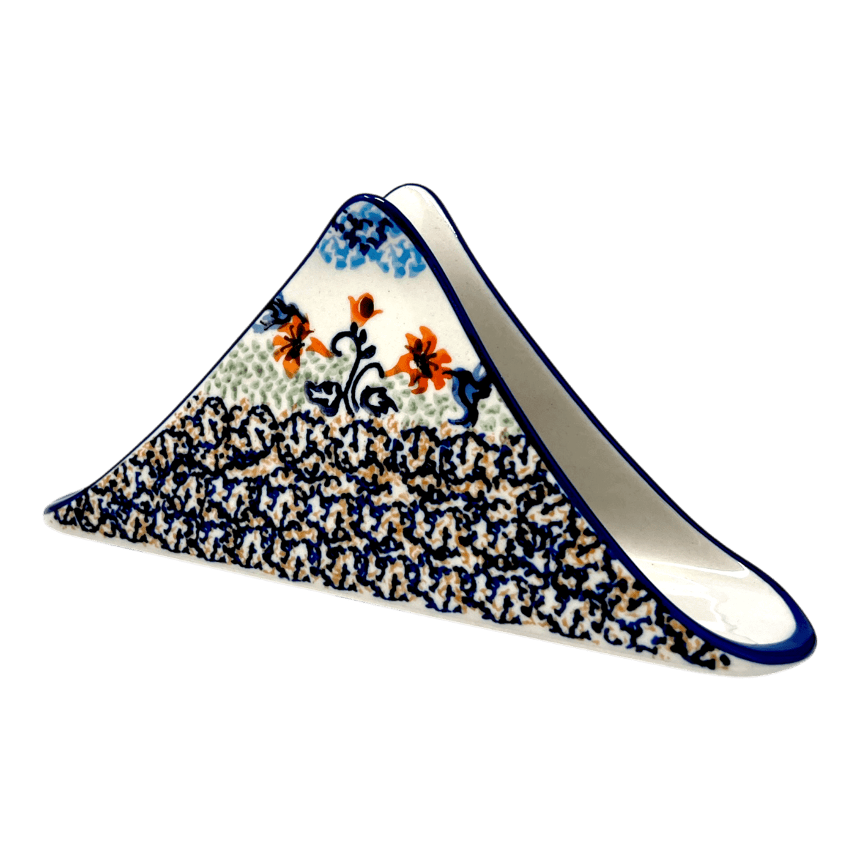 Napkin Holder, 8" in "Hummingbird Harvest" by Manufaktura | S133S-JZ35