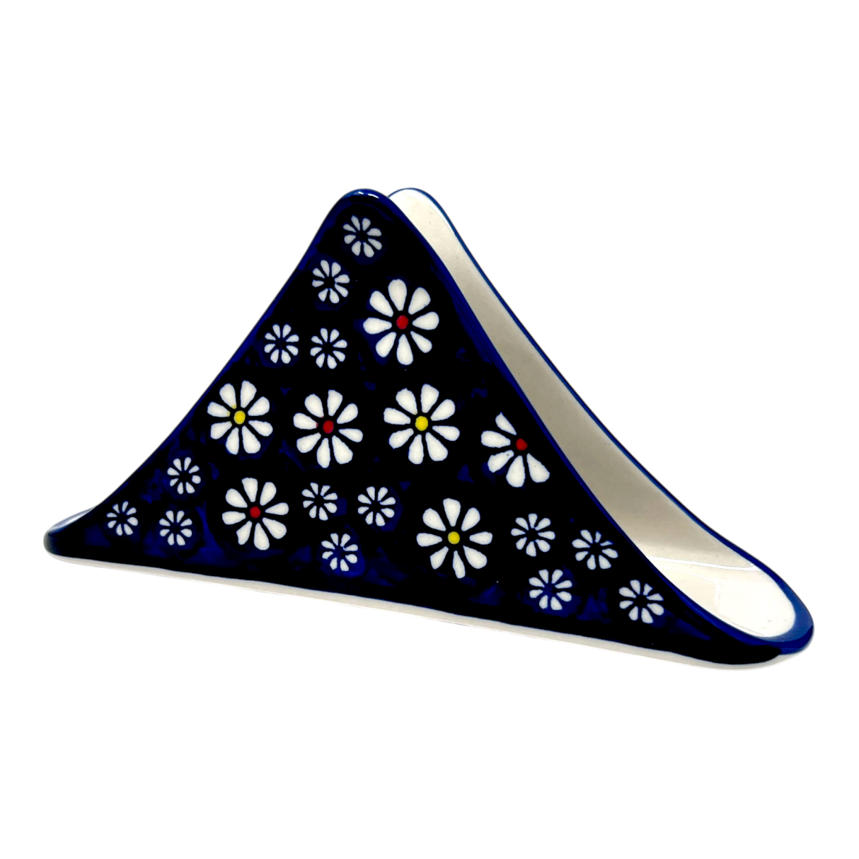 Napkin Holder, 8" in "Midnight Daisies" by Manufaktura | S133S-S002