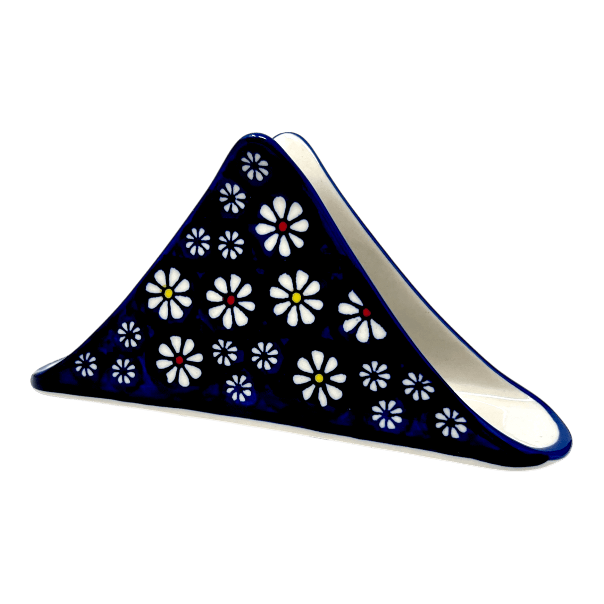 Napkin Holder, 8" in "Midnight Daisies" by Manufaktura | S133S-S002