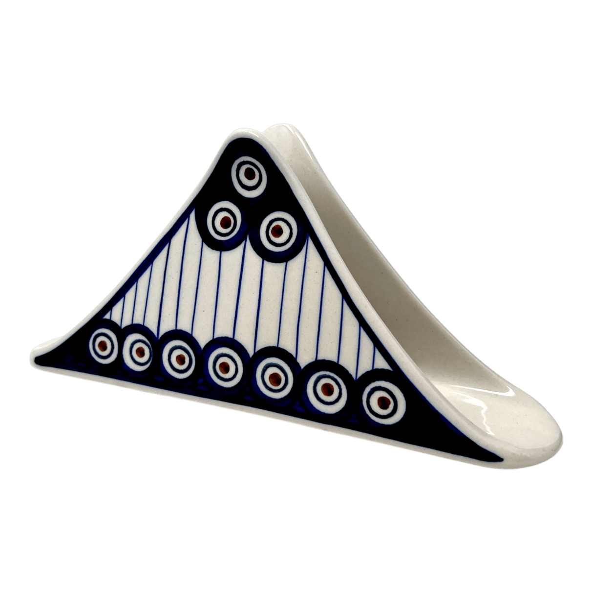 Napkin Holder, 8" in "Peacock in Line" by Manufaktura | S133T-54A
