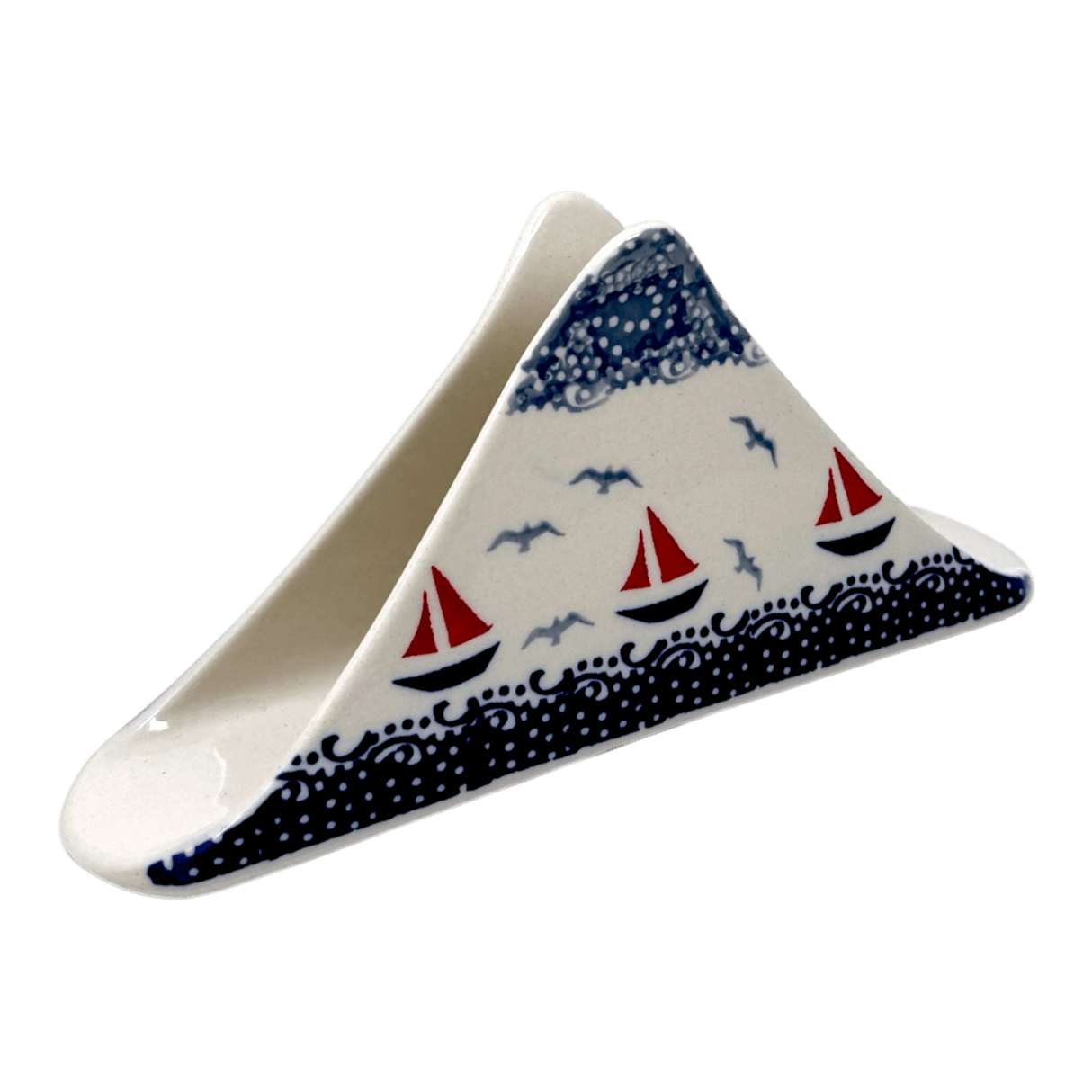 Napkin Holder, 8" in "Smooth Seas" by Manufaktura | S133T-DPML