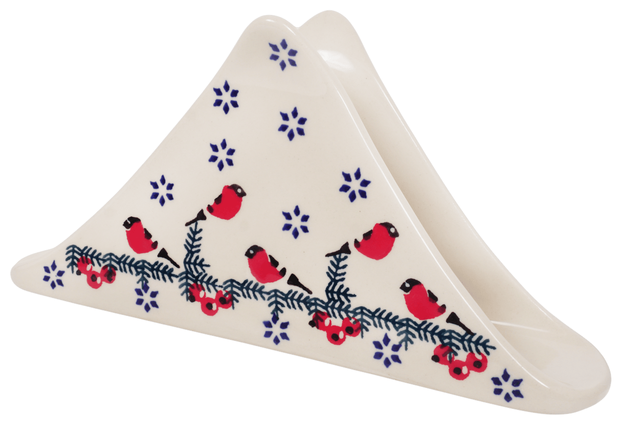 Napkin Holder, 8" in "Red Bird" by Manufaktura | S133T-GILE