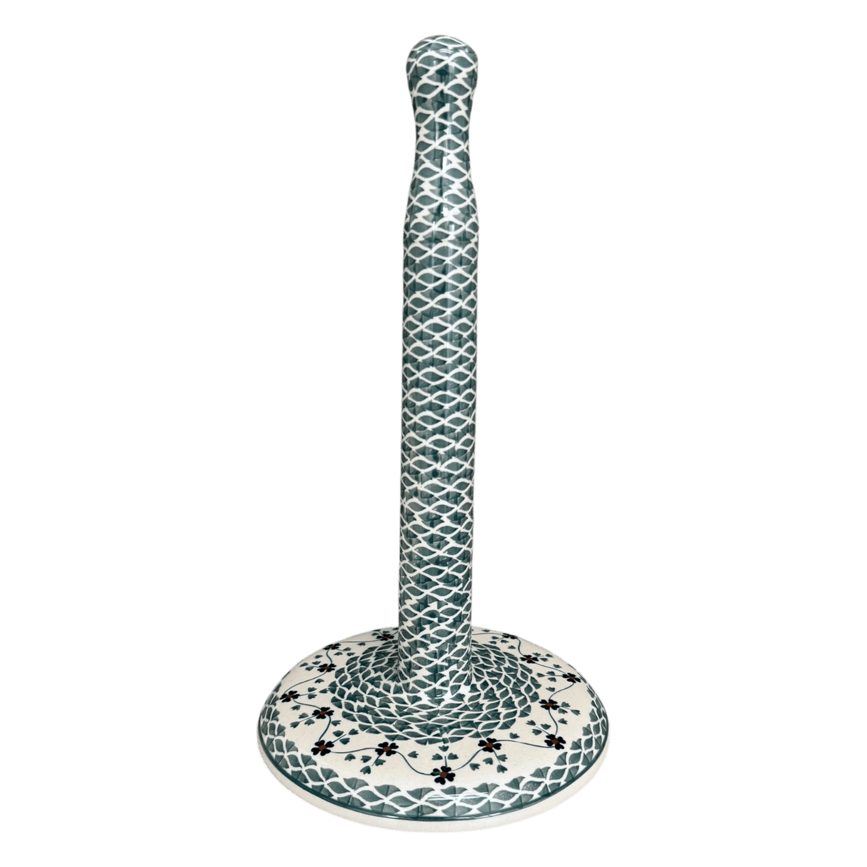 Paper Towel Holder, 14" in "Woven Pansies" by Manufaktura | S135T-RV