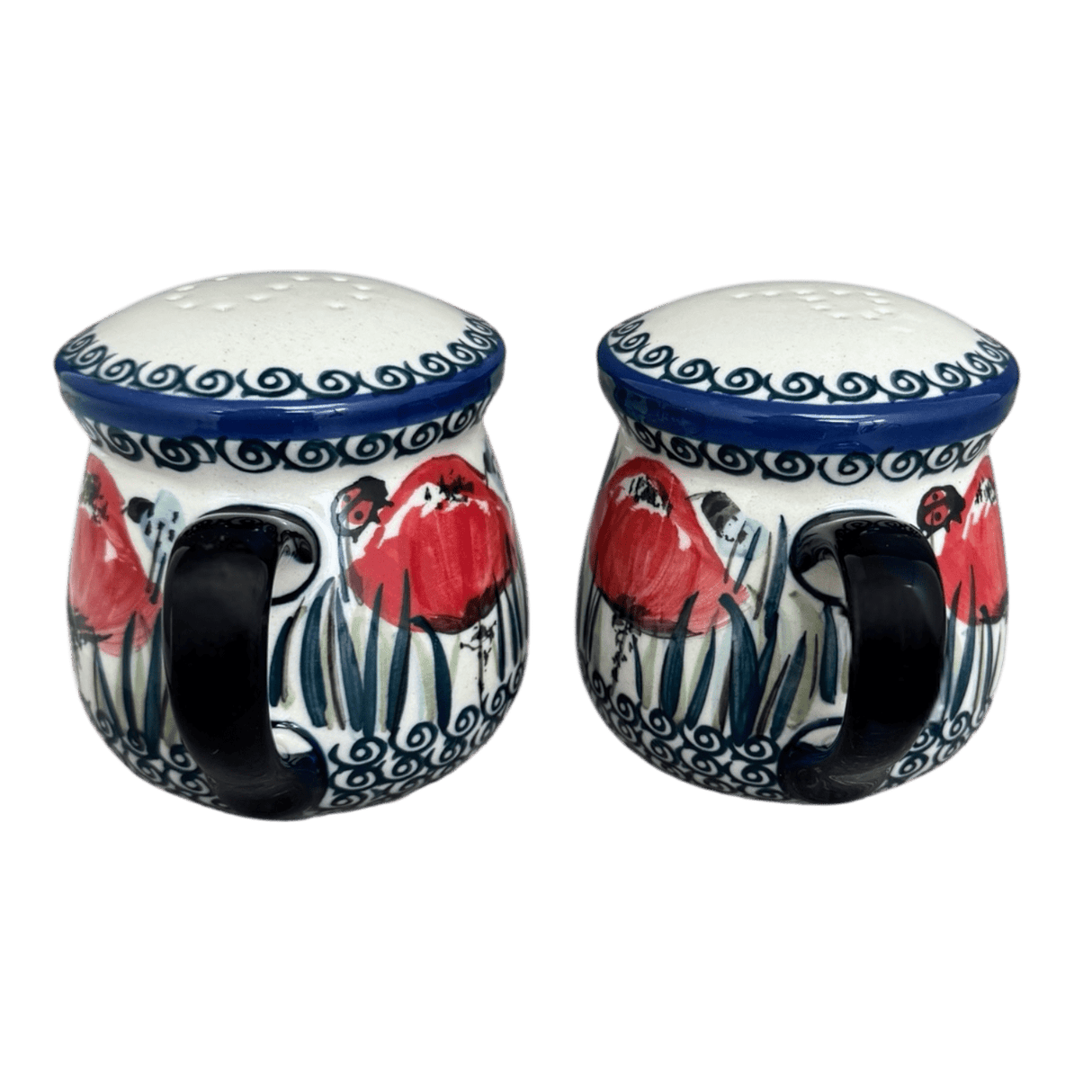 Salt & Pepper, Mug, 4" in "Poppy Paradise" by Manufaktura | S138S-PD01