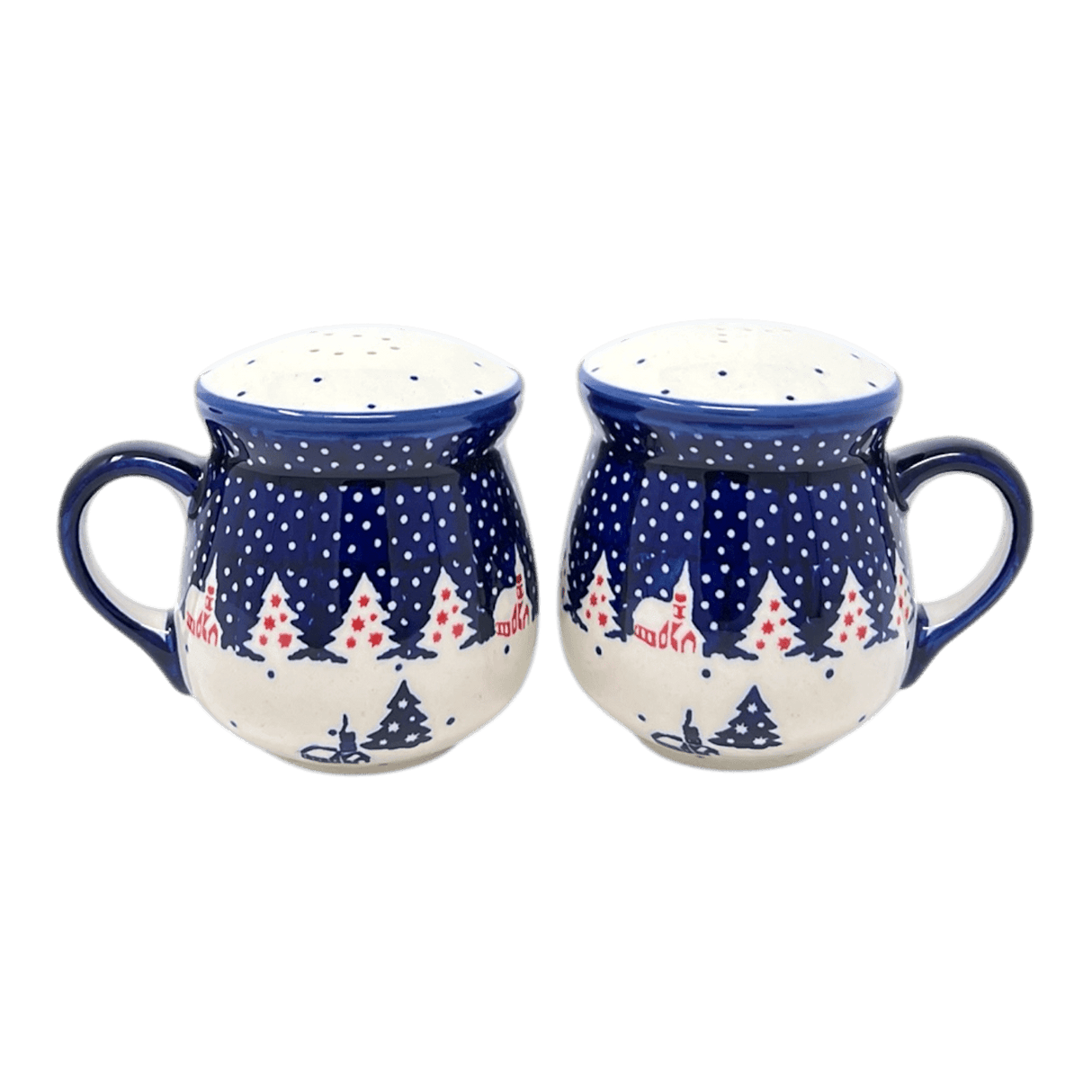 Salt & Pepper, Mug, 4" in "Christmas Chapel" by Manufaktura | S138T-CHDK