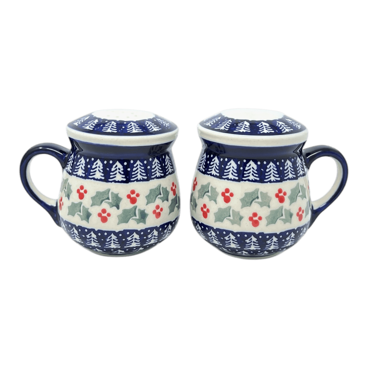 Salt & Pepper, Mug, 4" in "Holiday Cheer" by Manufaktura | S138T-NOS2