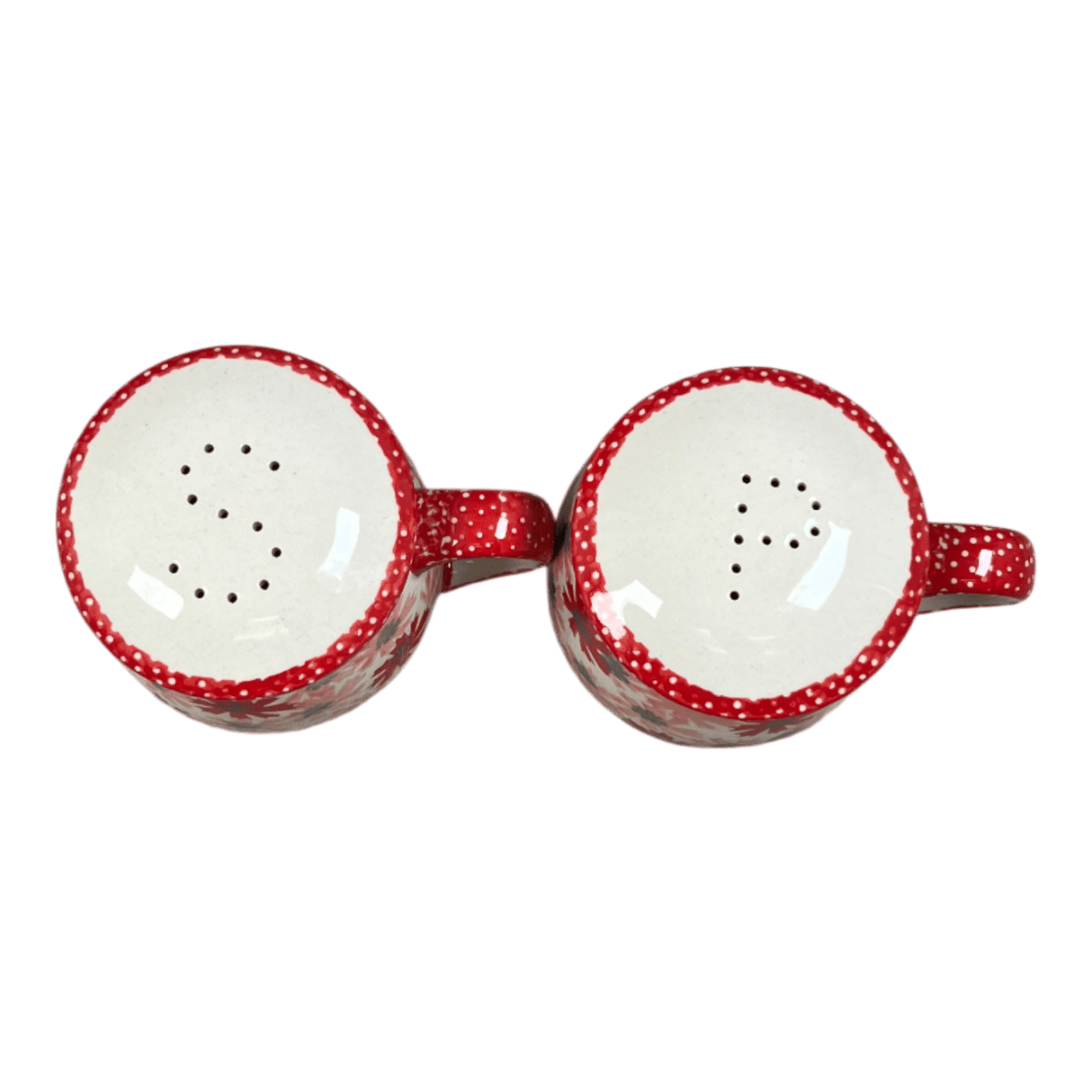 Salt & Pepper, Mug, 4" in "Scarlet Daisy" by Manufaktura | S138U-AS73