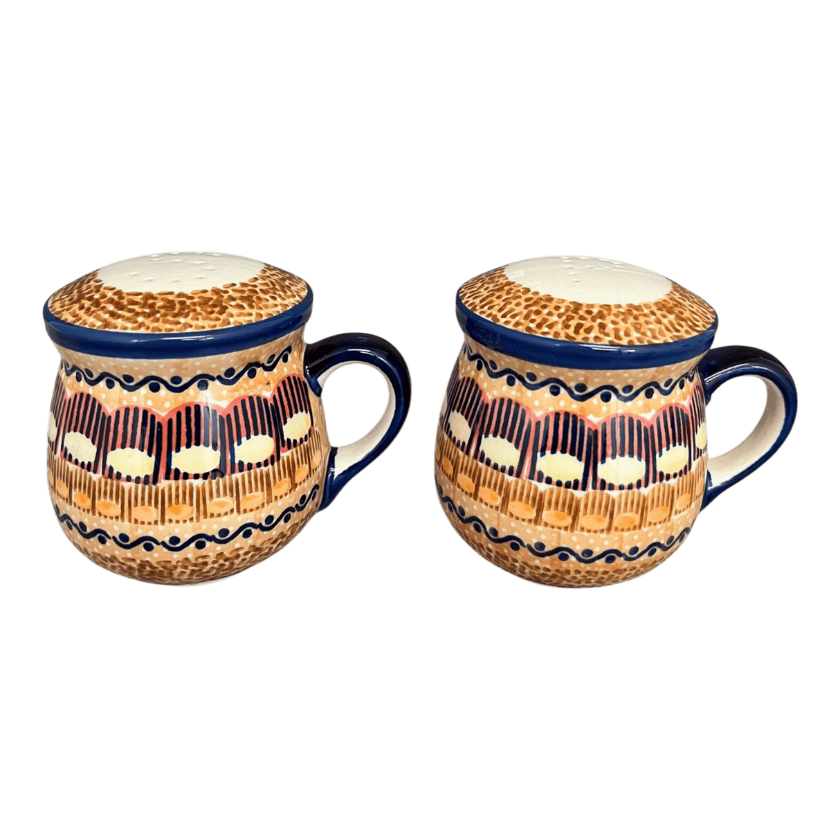 Salt & Pepper, Mug, 4" in "Desert Sunrise" by Manufaktura | S138U-KLJ