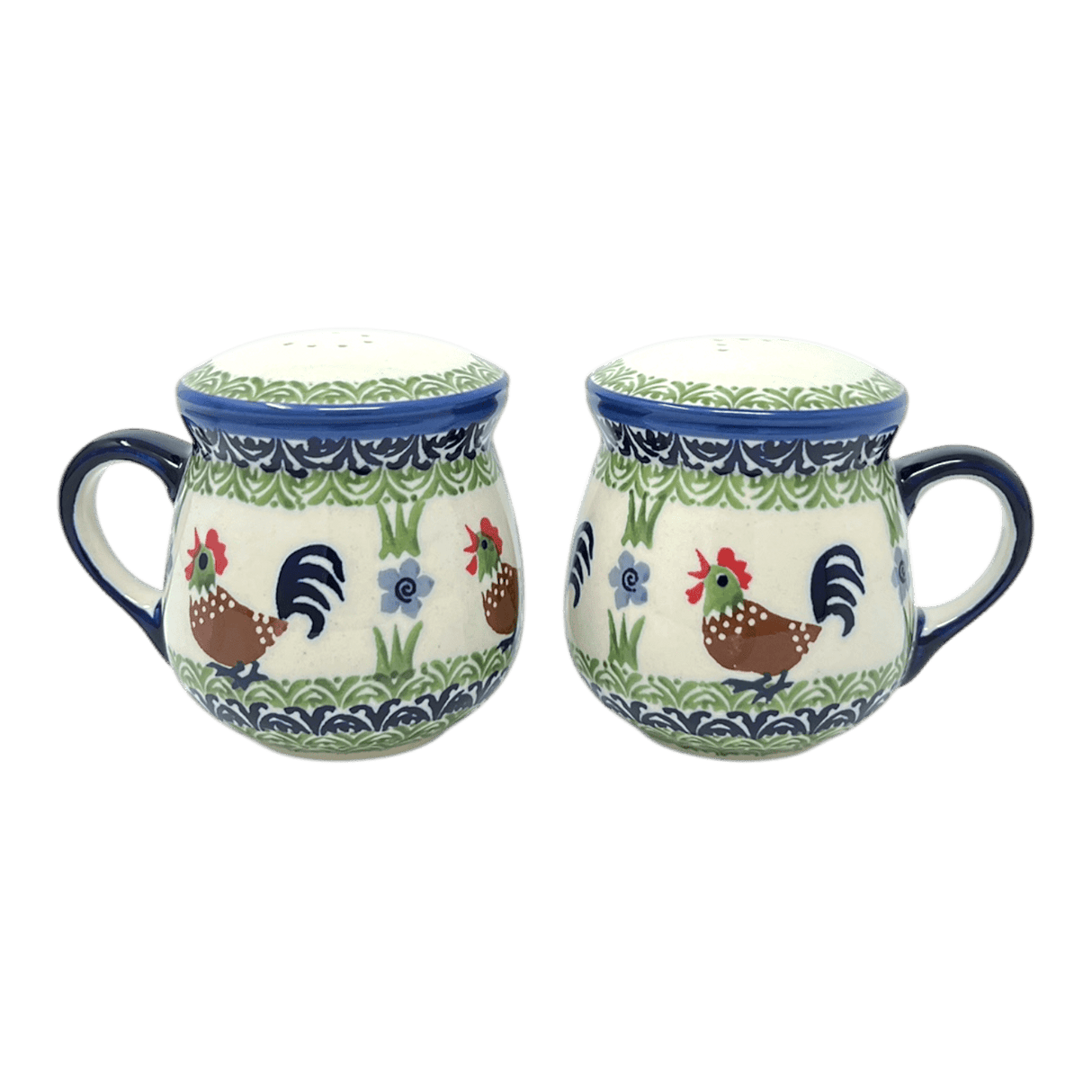 Salt & Pepper, Mug, 4" in "Chicken Dance" by Manufaktura | S138U-P320