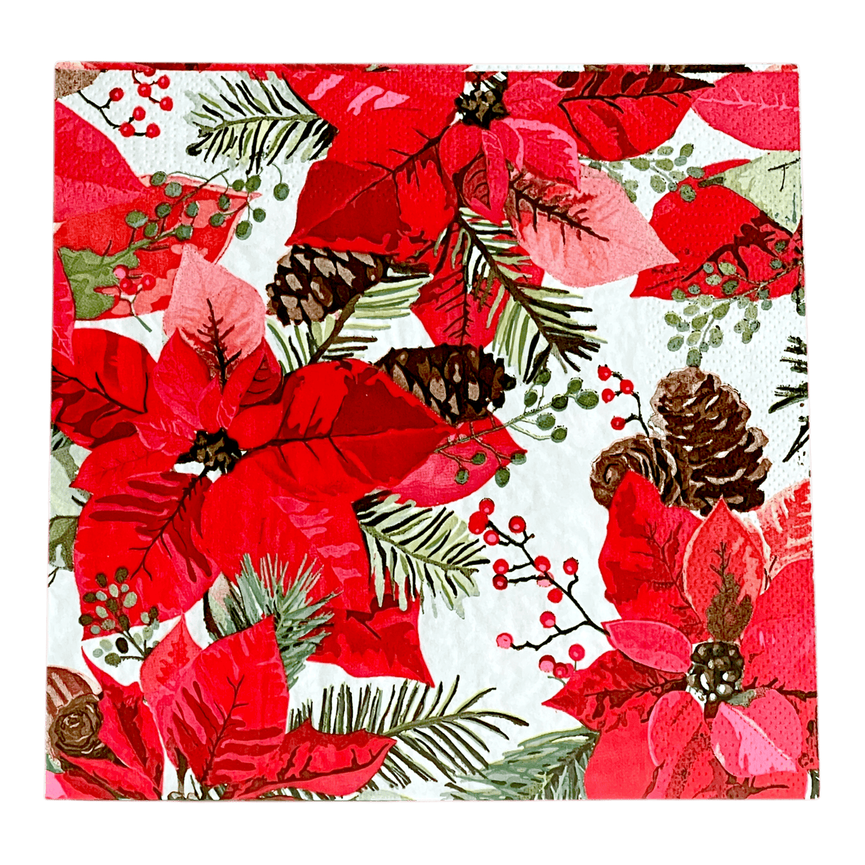 Paper Dinner Napkins in "Christmas Poinsettia" by MAKI | SDGW-016801