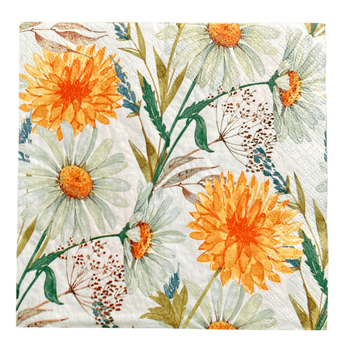 Paper Dinner Napkins in "Marigolds & Wildflowers" by MAKI | SDOG-039801