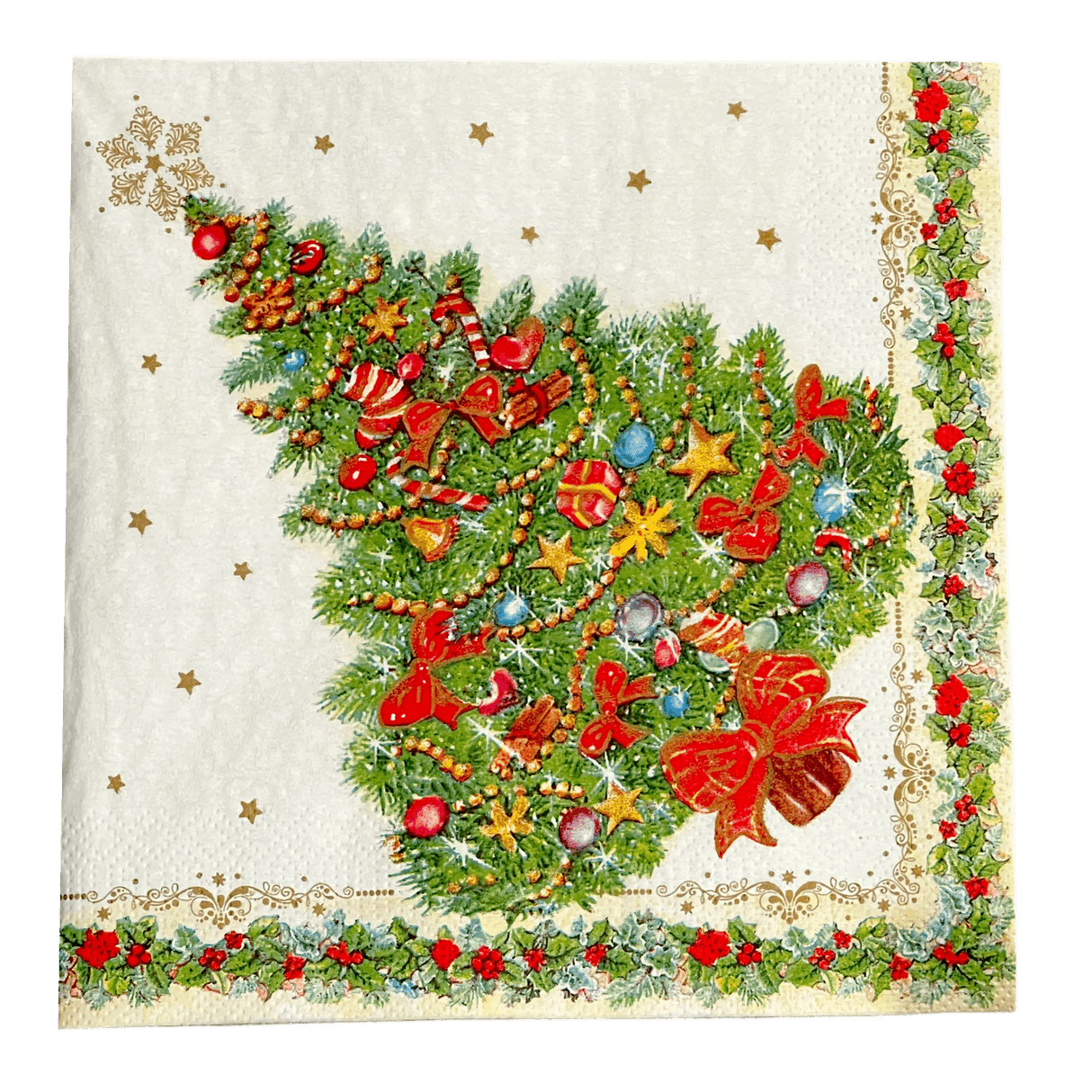 Paper Dinner Napkins in "Christmas Tree" by MAKI | SLGW-024601