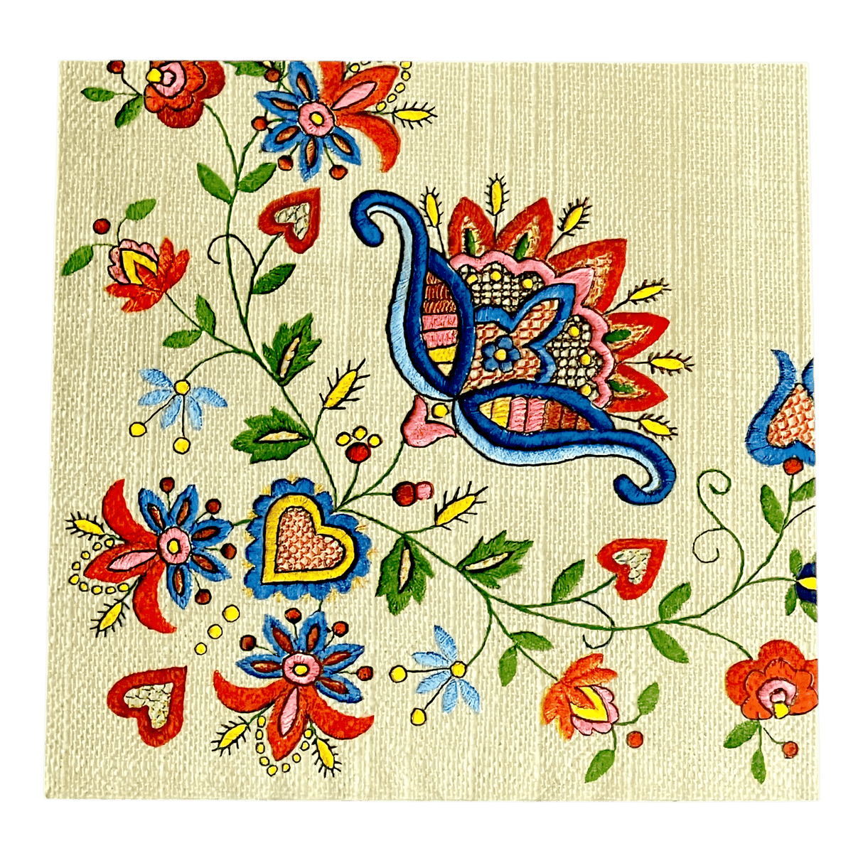 Paper Dinner Napkins in "Folk Art" by MAKI | SLOG-016901